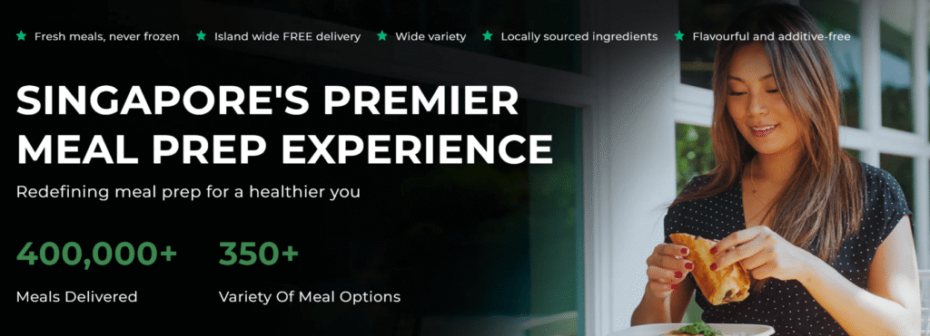 Healthy food delivery in Singapore