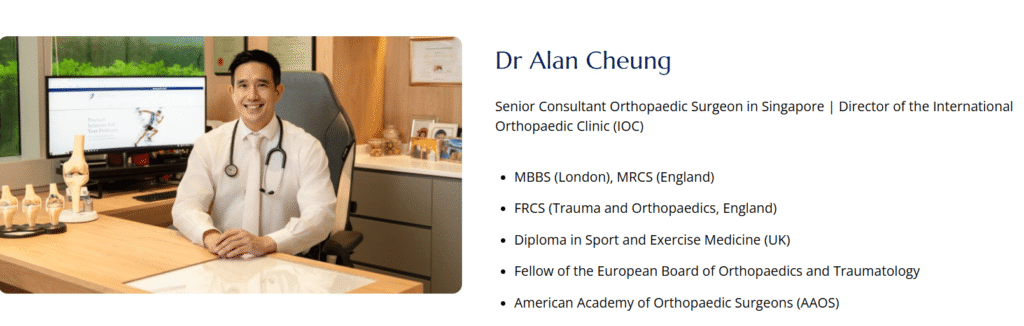 Sports Doctors in Singapore