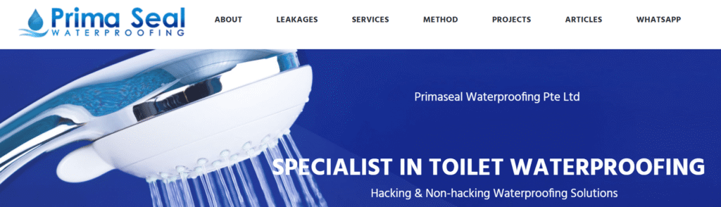 waterproofing services in Singapore