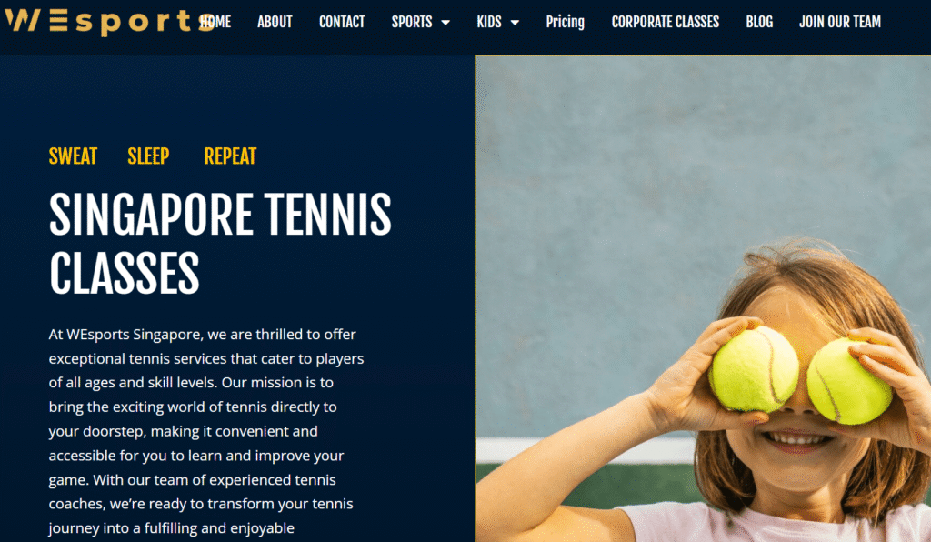 Tennis Lessons in Singapore