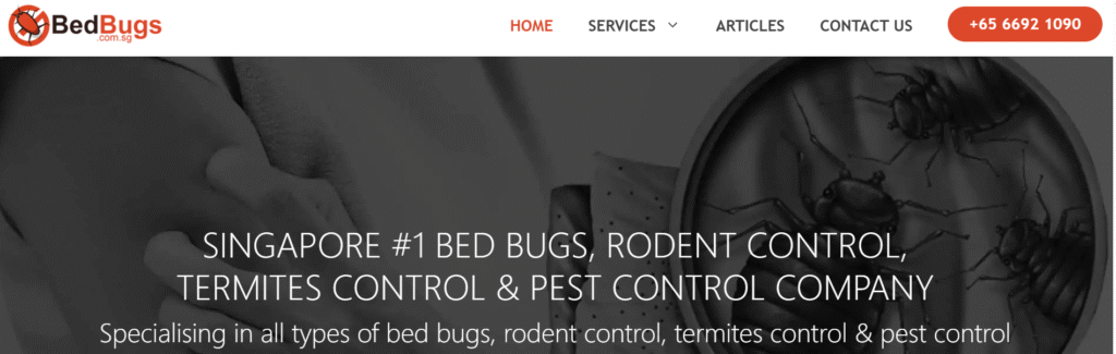 bed bug exterminators in Singapore