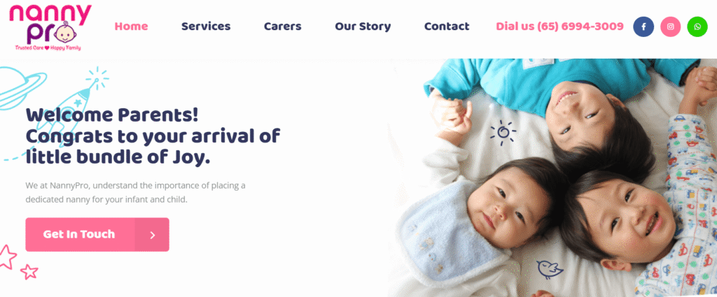 babysitting services in Singapore