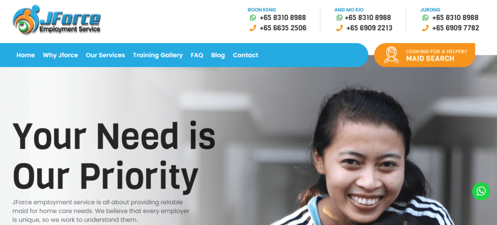 housemaids in Singapore