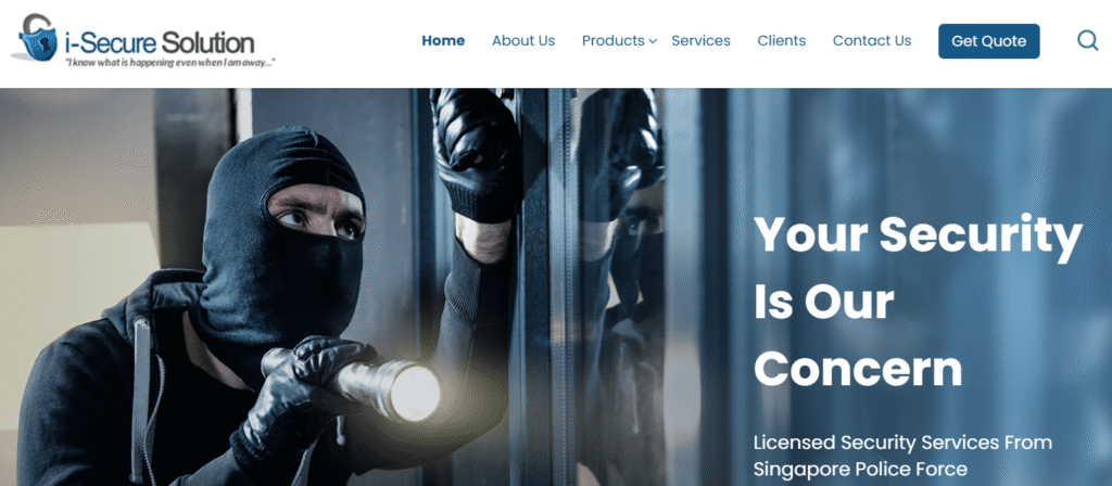 Home security systems in Singapore