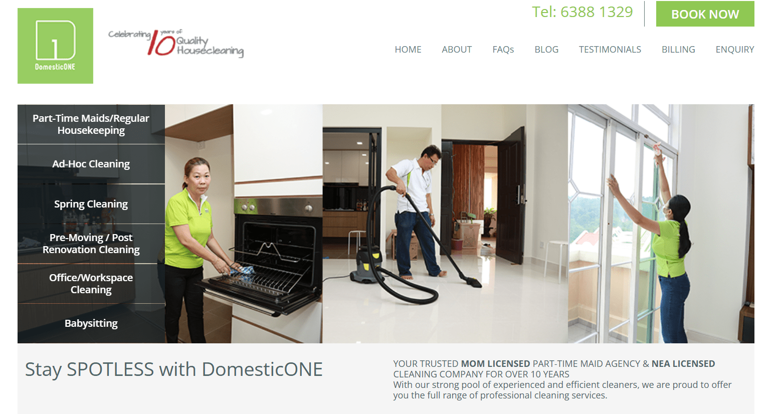 House cleaning in Singapore