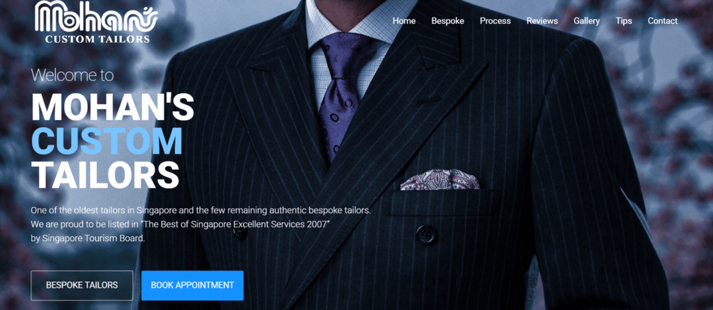 tailoring services in Singapore