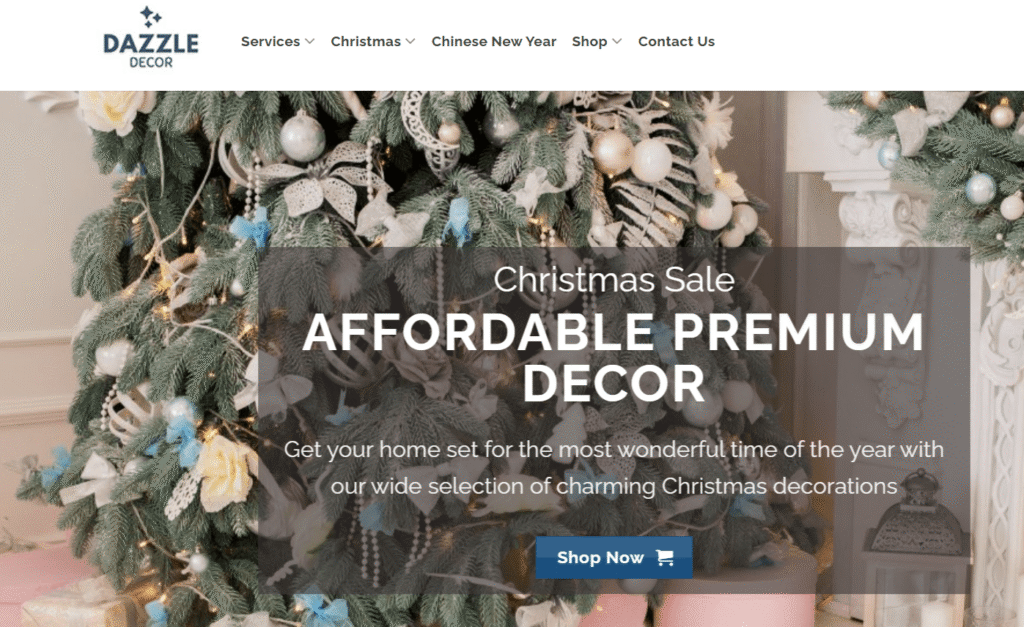 Christmas Decor Shops in Singapore