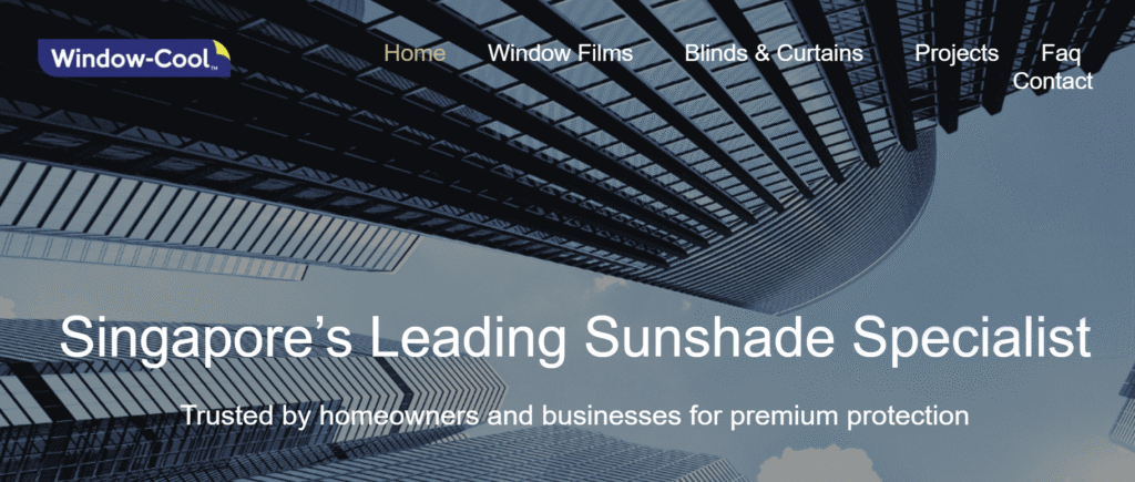 window tinting in Singapore