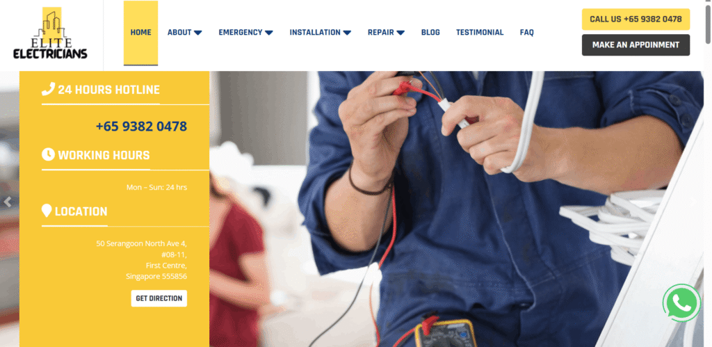 electricians in Singapore