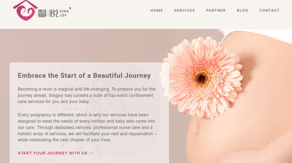 confinement centres in Singapore