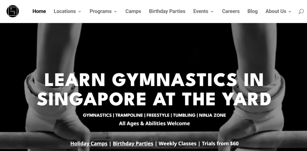 gymnastic classes in Singapore