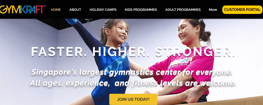 gymnastic classes in Singapore