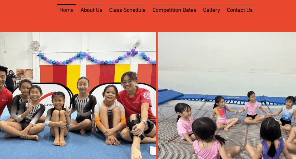gymnastic classes in Singapore