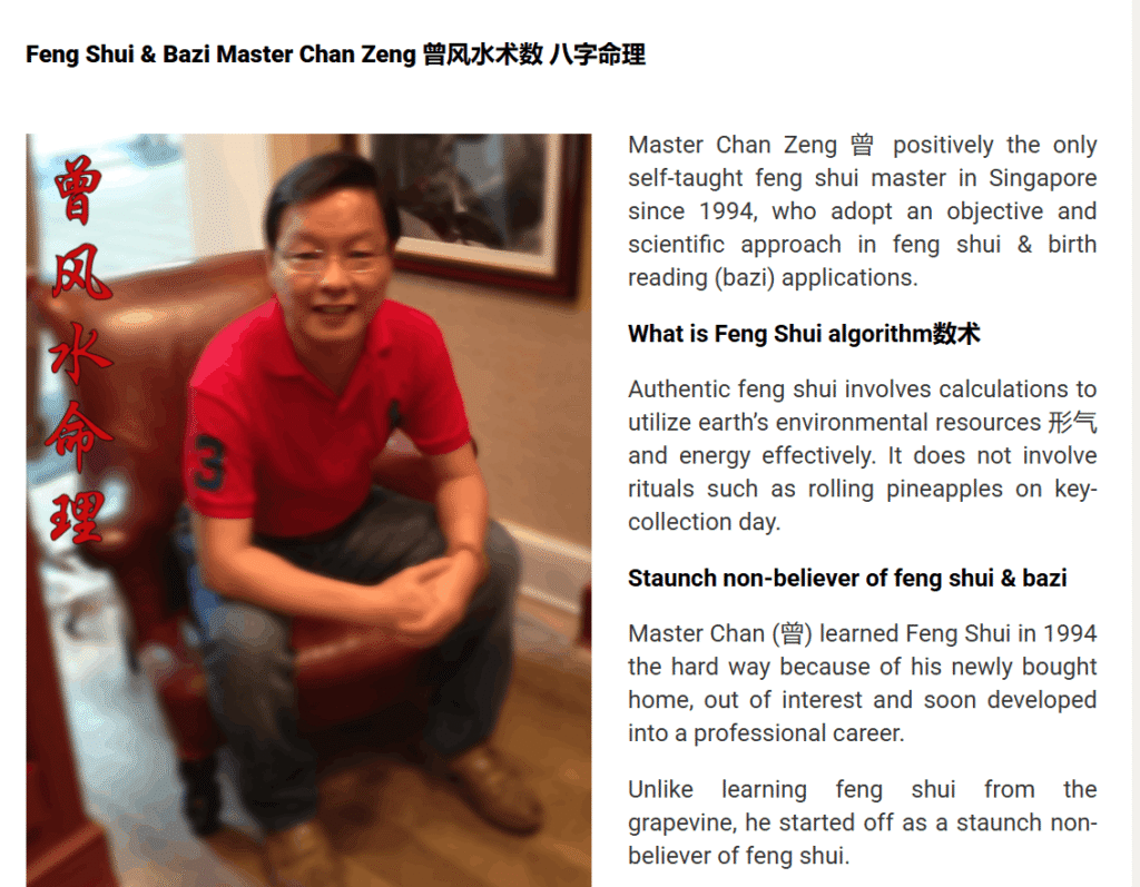 bazi reading in Singapore