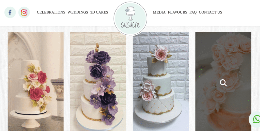 wedding cakes in Singapore