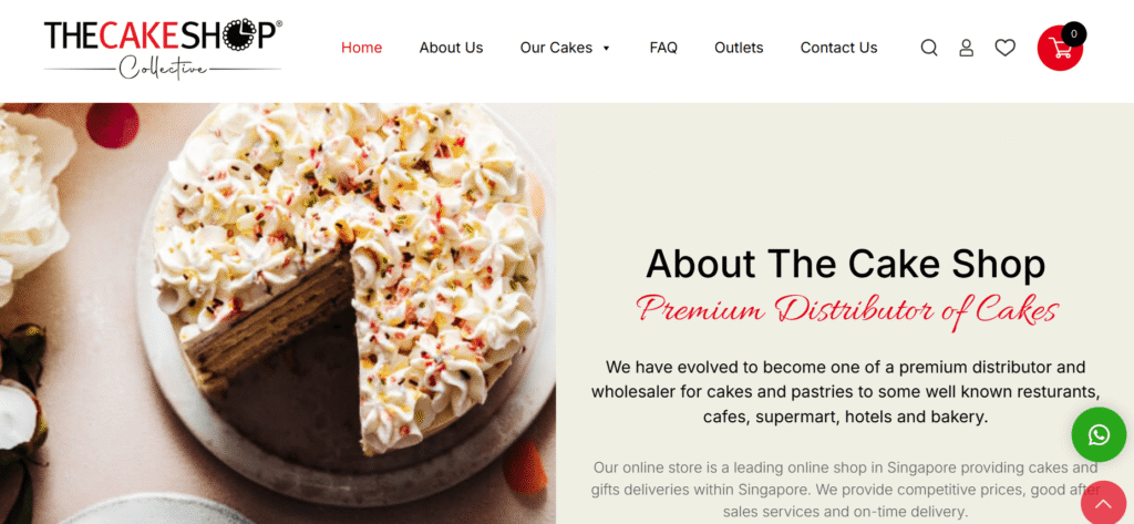 wedding cakes in Singapore