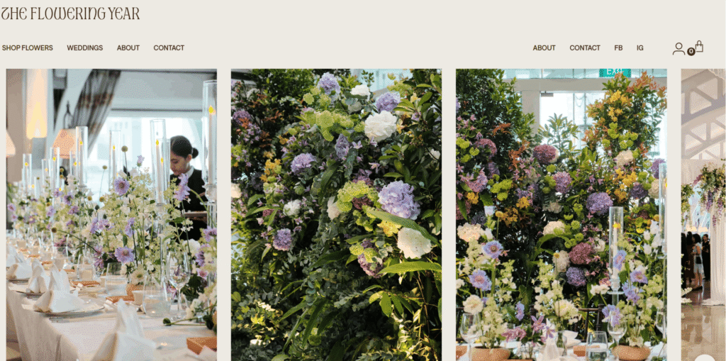 wedding florists in Singapore