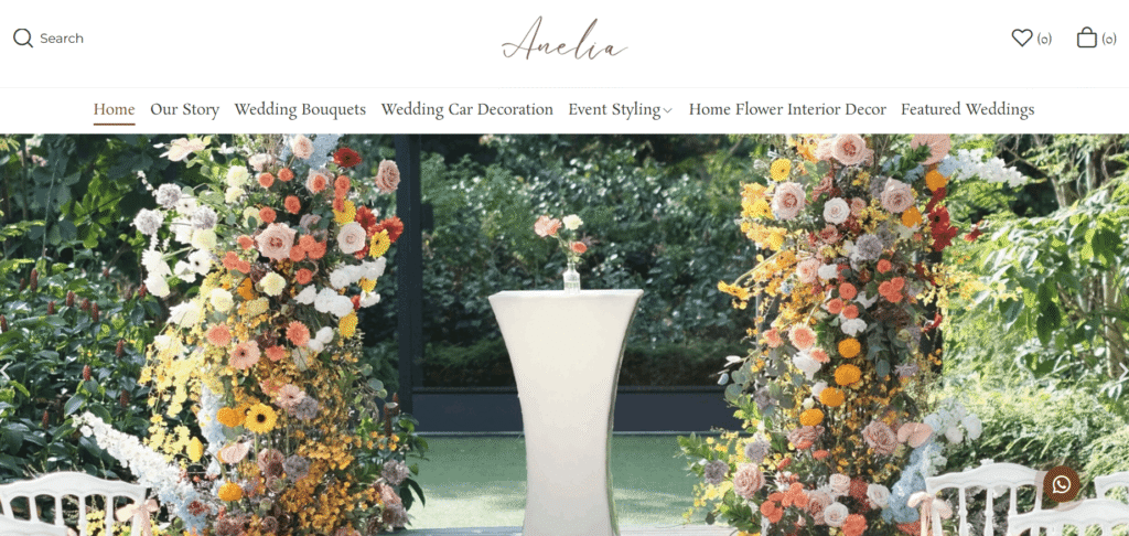 wedding florists in Singapore