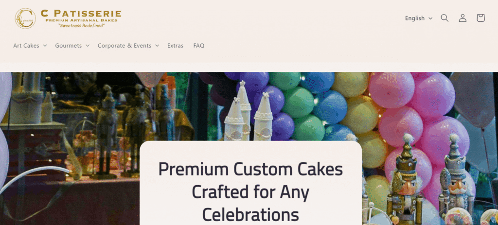 wedding cakes in Singapore
