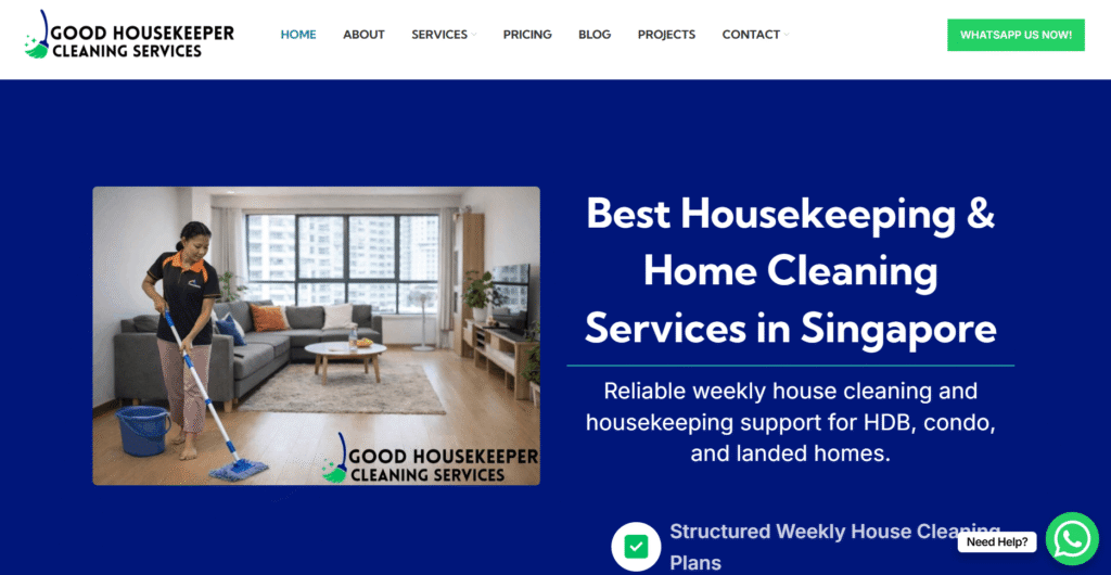 housekeeping in Singapore