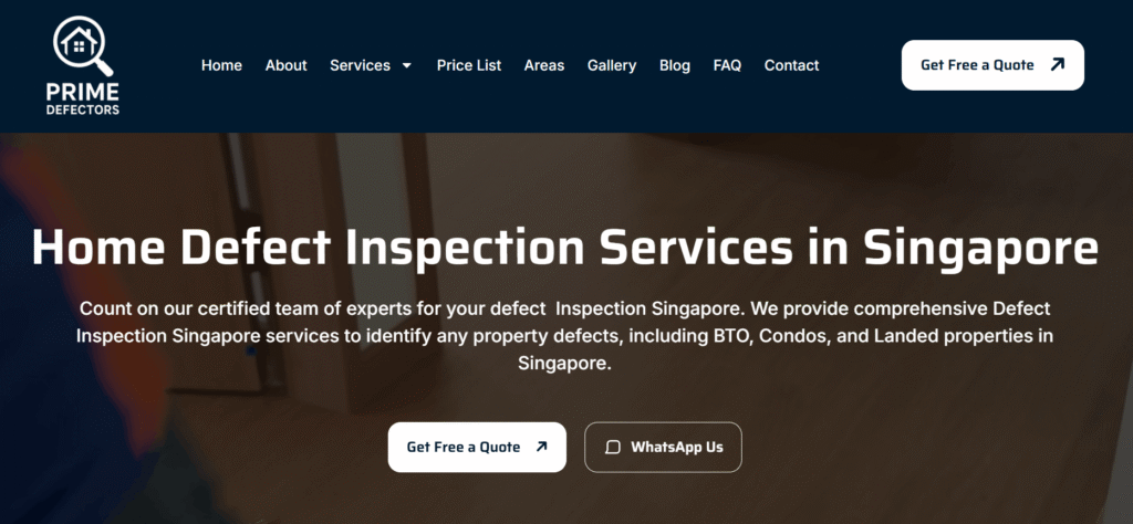 Home Inspections in Singapore
