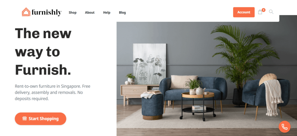 Furniture rentals in Singapore