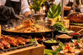 Live Food Stations in Singapore
