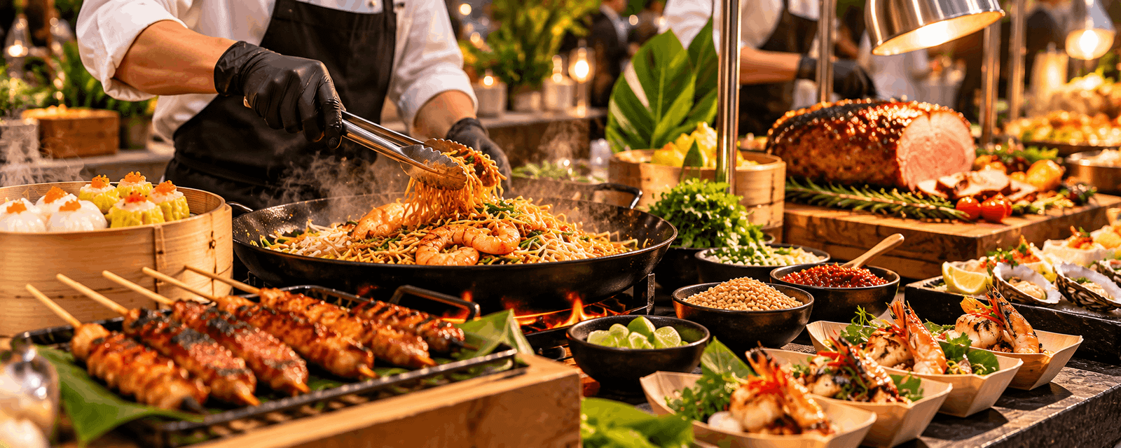 Live Food Stations in Singapore