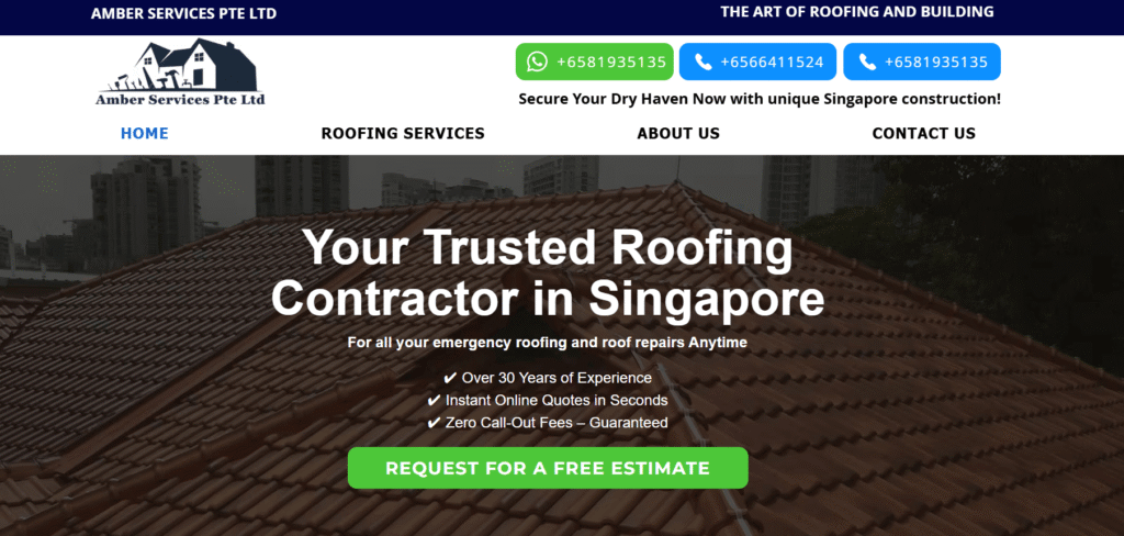 Roofing Companies in Singapore