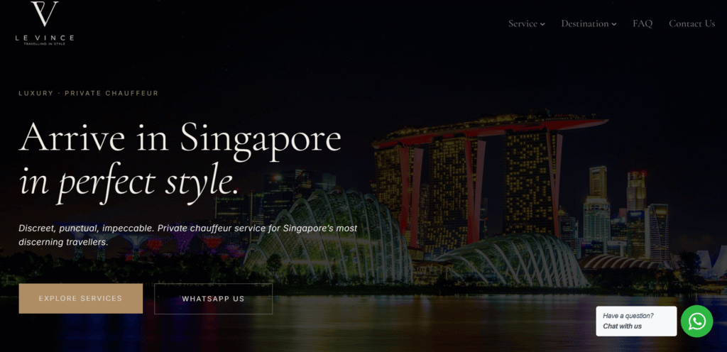 Chauffeur Services in Singapore